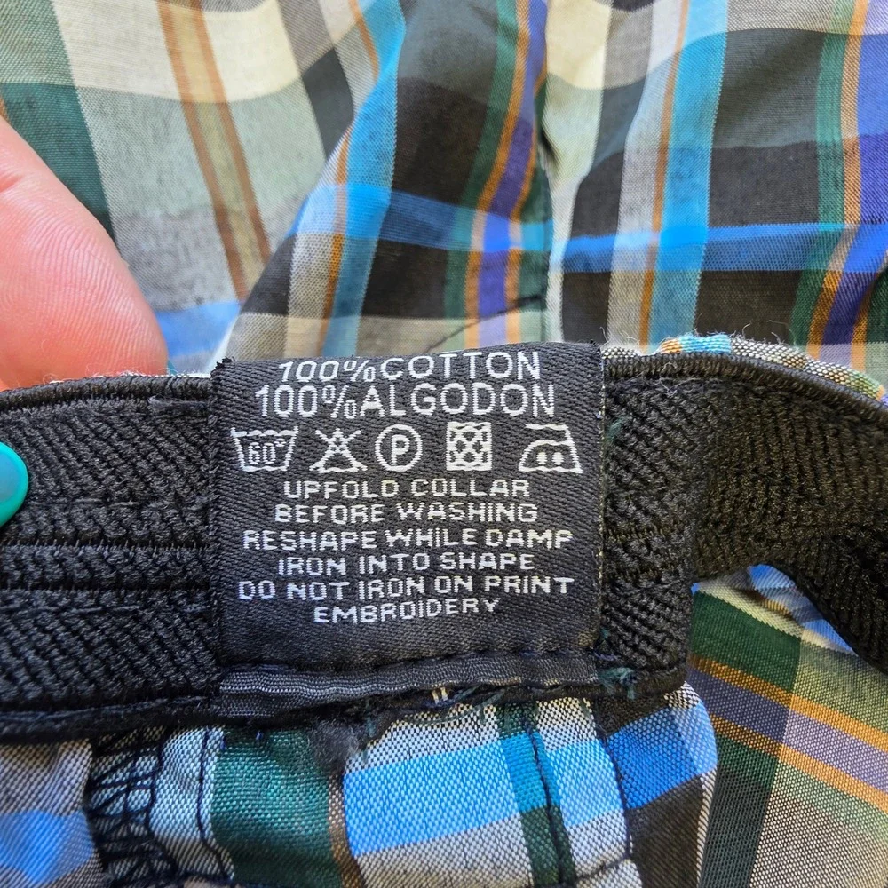 DULAFIT Mens Boxers XXL Blue Black White Plaid 100% Cotton Elastic Waist